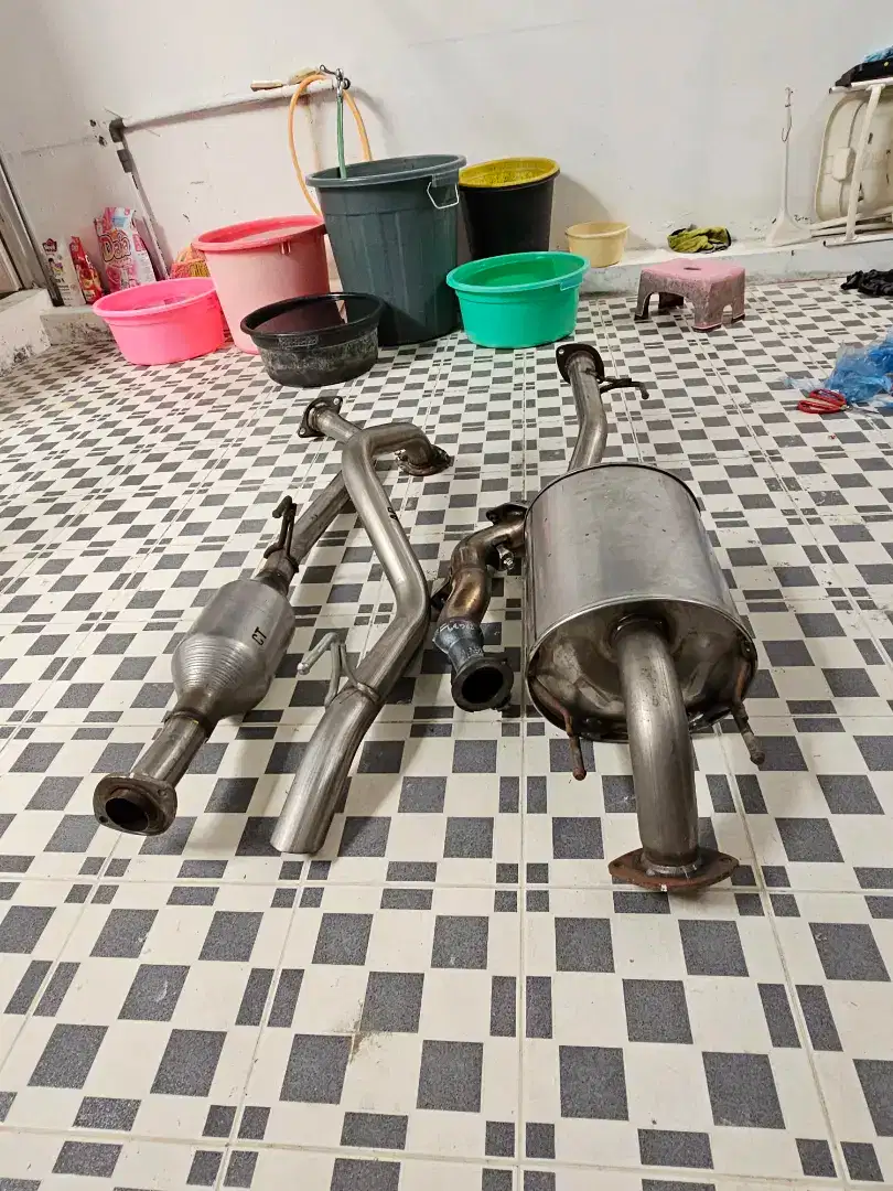 Knalpot original oem all new fortuner vrz trd 2021