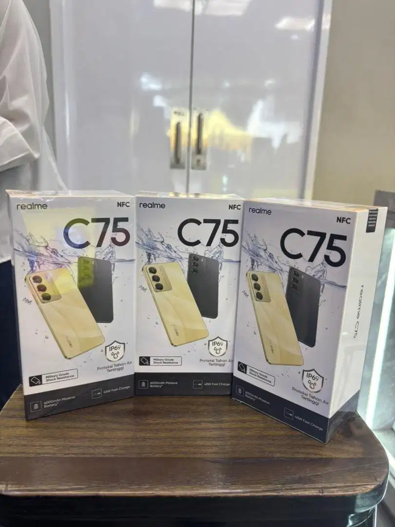 Realme c75 ram 8/256 gb garansi resmi 12 bln