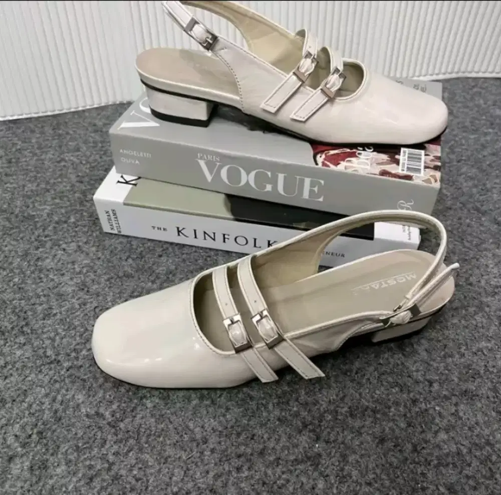 Sepatu slop wanita mule tali