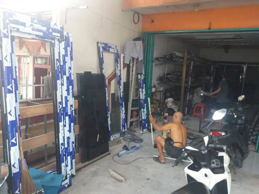 Kusen Jendela Pintu Aluminium - Kanopi Kaca - Pagar Besi