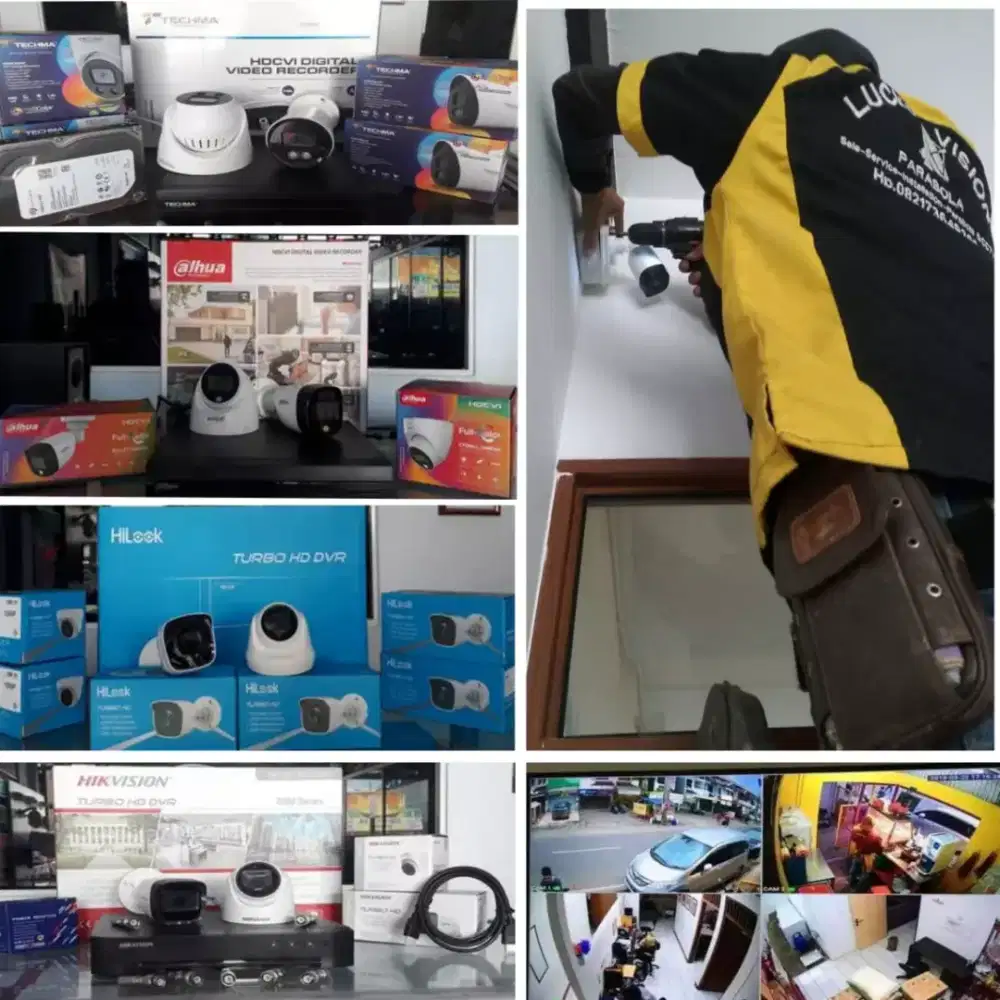 TEKNISI PASANG SERVIS KAMERA CCTV TERBAIK MURAH TERLENGKAP DULURDEWE