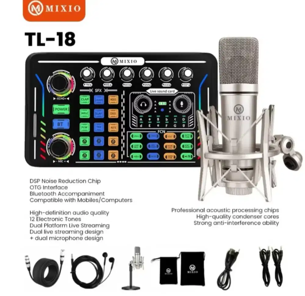 Soundcard Mixio TL 18