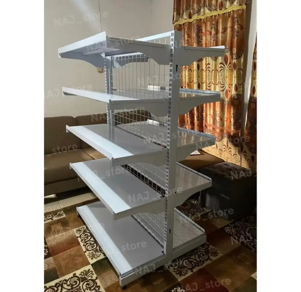 rak minimarket besi / rak besi /rak makanan/ rak aksesoris / rak baran