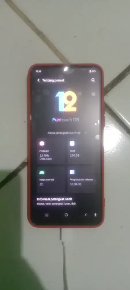 Vivo Y15S RAM 3/32 Jual cepat/TT/BT