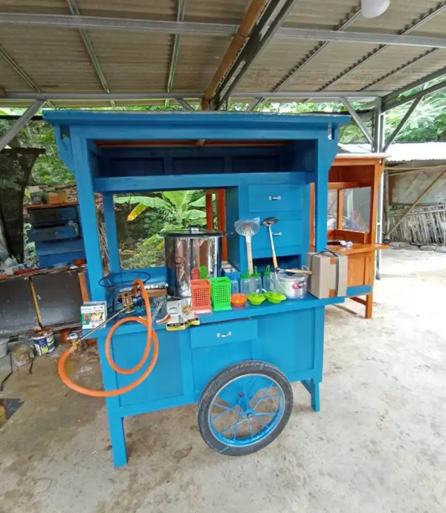 Gerobak mie ayam paket komplit peralatan