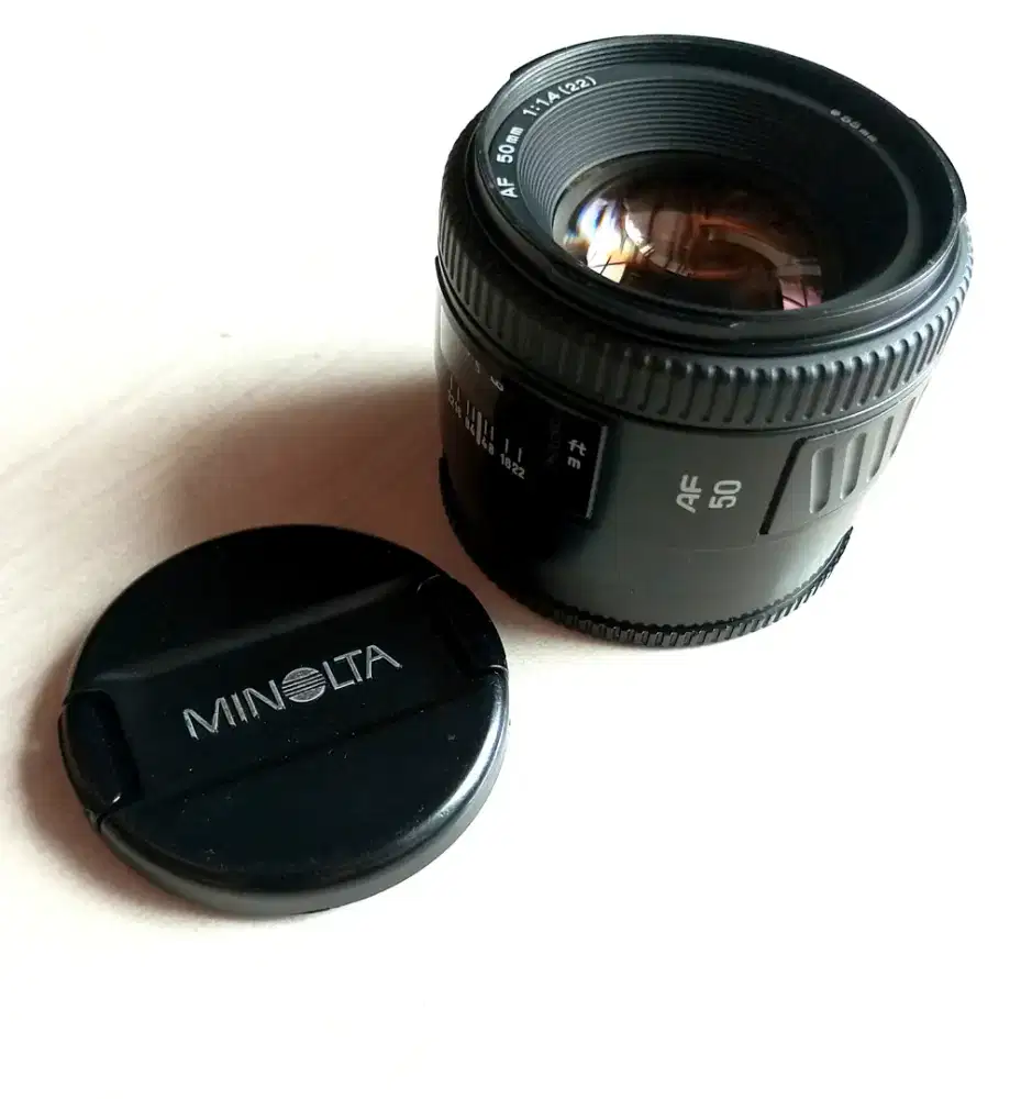 Lensa Minolta AF 50mm F1,4 u/Sony A-mount atau E-mount pake Adapter