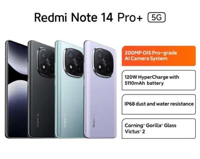 REDMI NOTE 14 PRO+ 5G 8+8GB/256GB