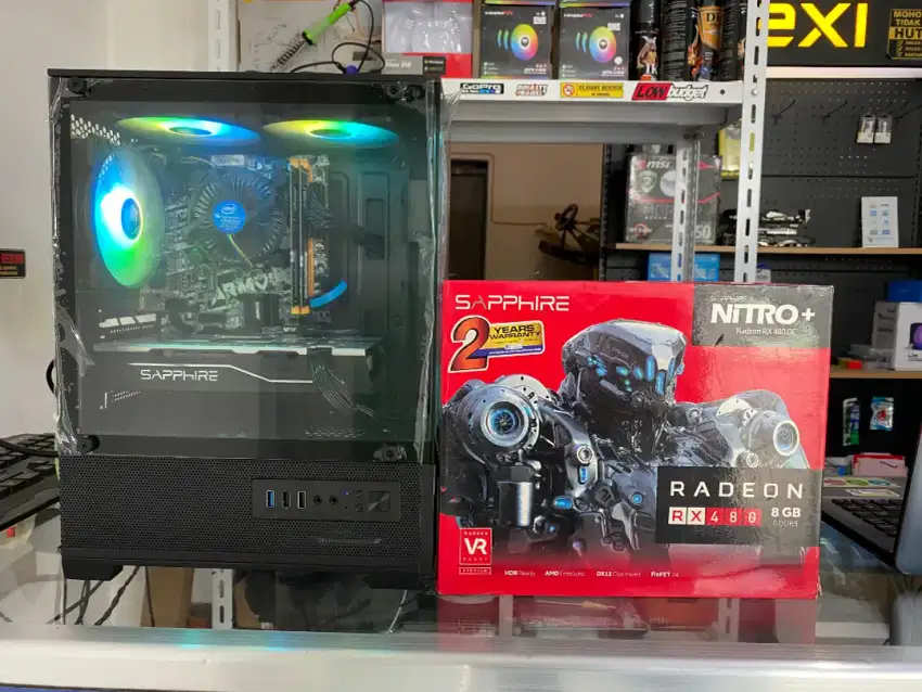 PC GAMING EDITING RENDERING I5 | RX480 8gb | RAM 16GB | SSD 128GB