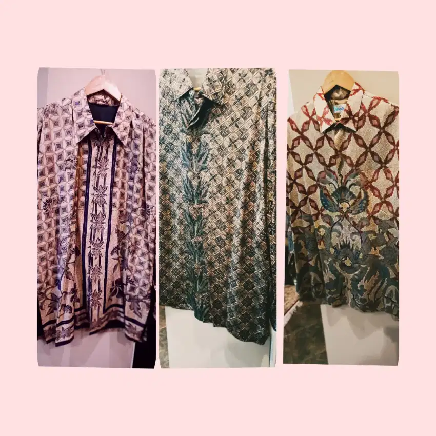 Batik Pria bahan sutra asli