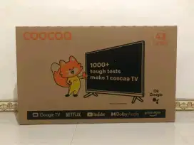 Coocaa google tv 43 inch baru