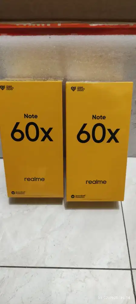 Realme note 60X ram 4/64/128 Baru