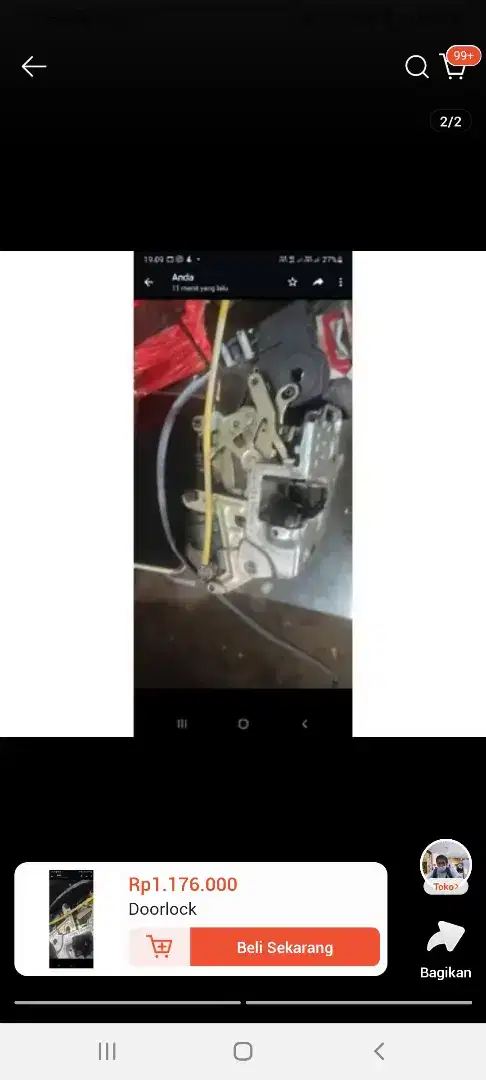 Mercedes Doorlock besi w202/w210 depan kanan