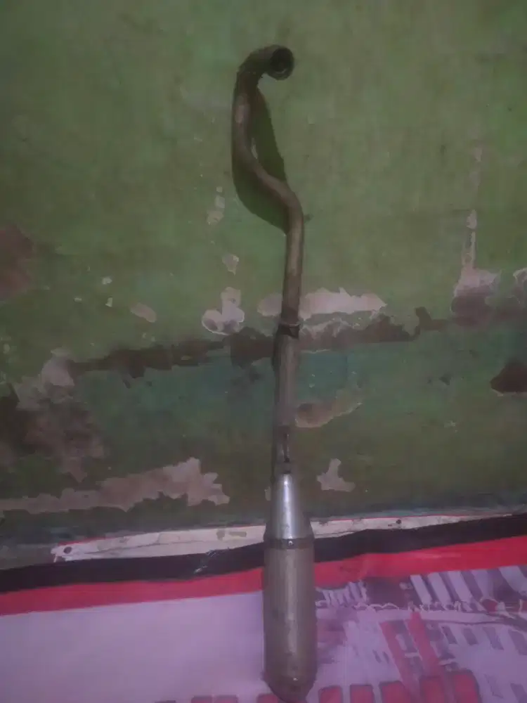 Kenalpot bobok awm bekas motor gigi