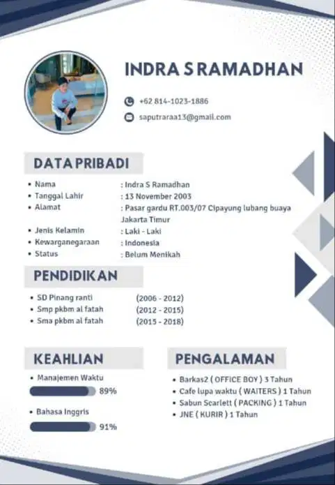 Cari lowongan pekerjaan apa saja