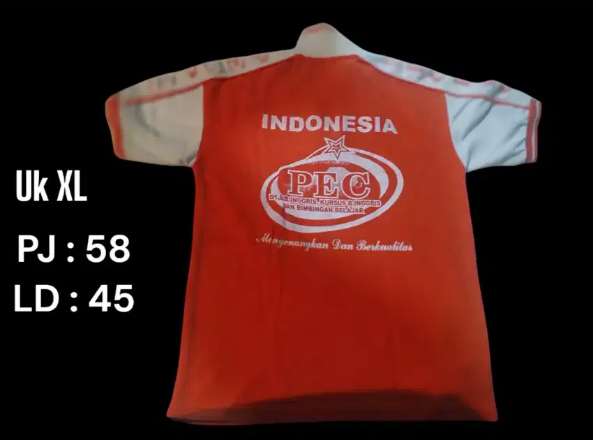 Seragam Les anak PEC uk XL