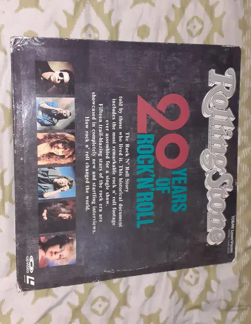 CASSETTE LASERDISC MUSIC 20 YEARS OF ROCK 'N' ROLL