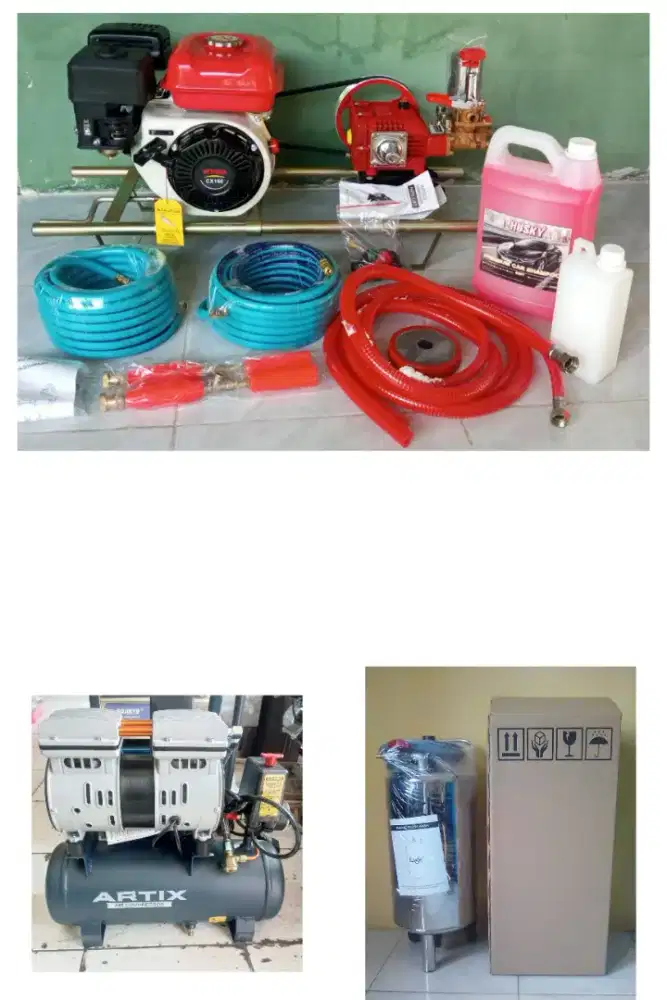 Paket usaha mesin steam snow wash