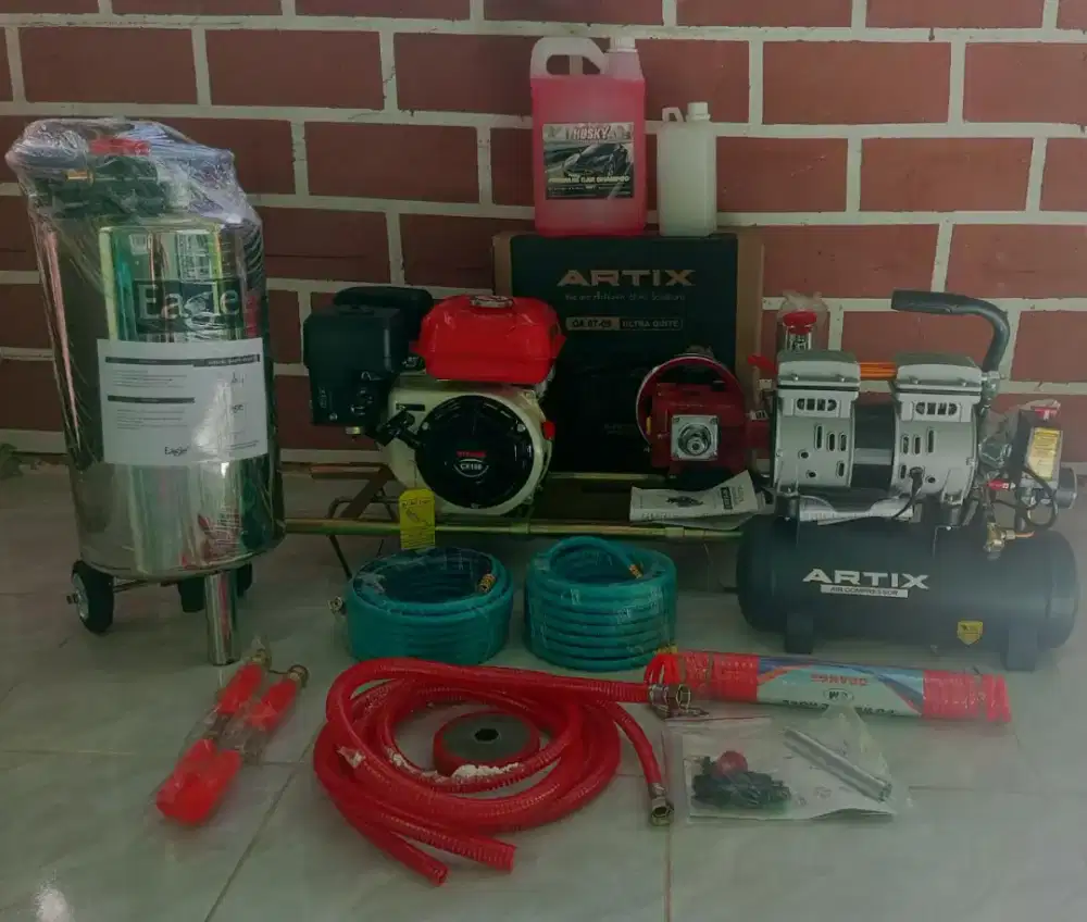 Paket usaha Steam motor mobil snow wash