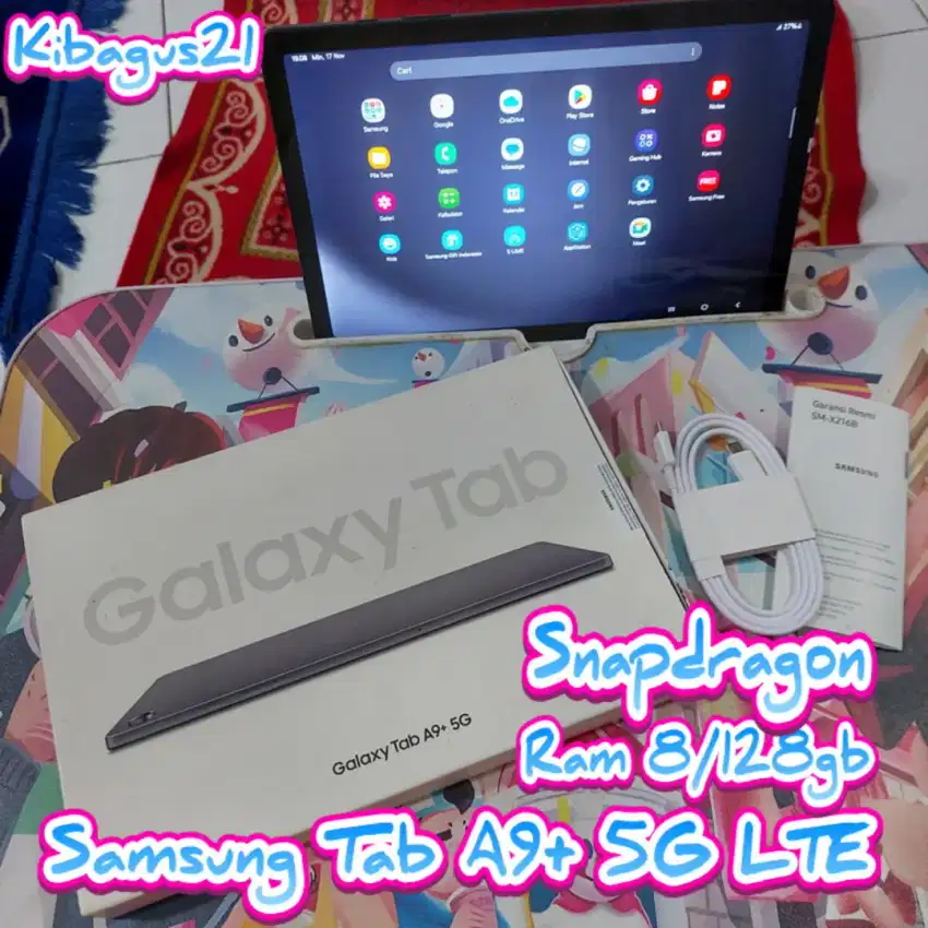 Samsung Tablet A9+ plus Galaxy Tab A9 plus Normal bisa Simcard