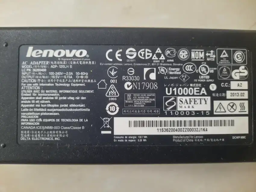 JUAL MURAH: ORI all in one Adaptor PC19.5v P6.15a, FREE KABEL POWER