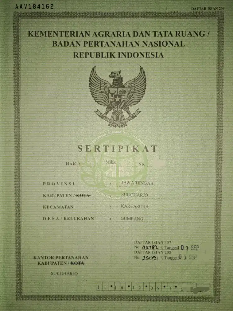 Tanah Kavling Siap Bangun