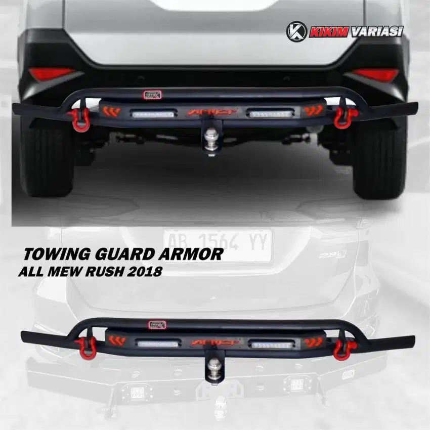 BUMPER PENGAMAN MOBIL BELAKANG TOWING GUARD ARMOR ALL NEW RUSH