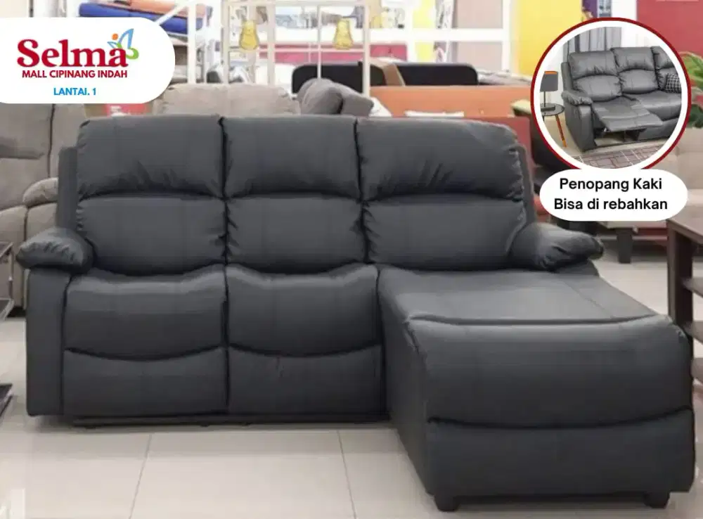 Sofa L Kulit Murah