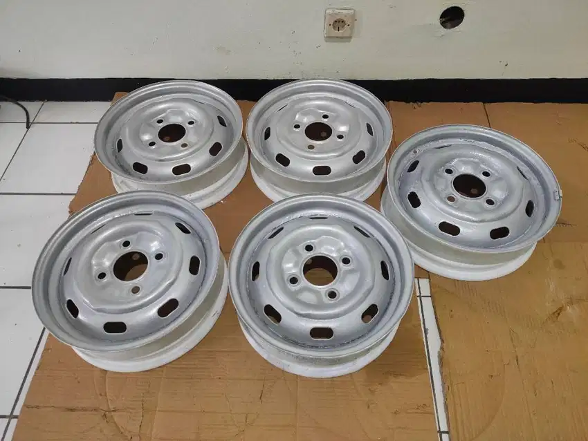 Set 5pcs Velg Kaleng Original VW Volkswagen Beetle Kodok R15 PCD 4x130