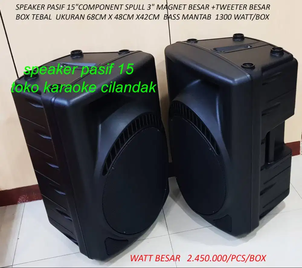 speaker pasif 15 terbaik bagus watt besar