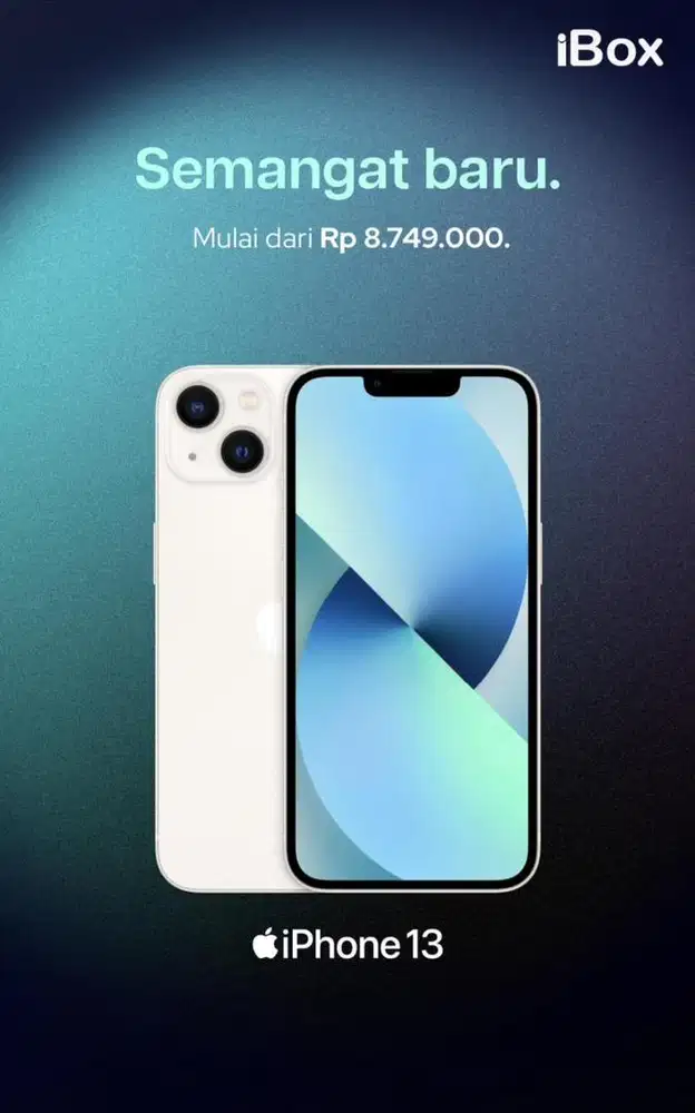 iPhone 13 Starlight 128 GB, TURUN HARGA, Cicilan 0% hingga 24 bulan