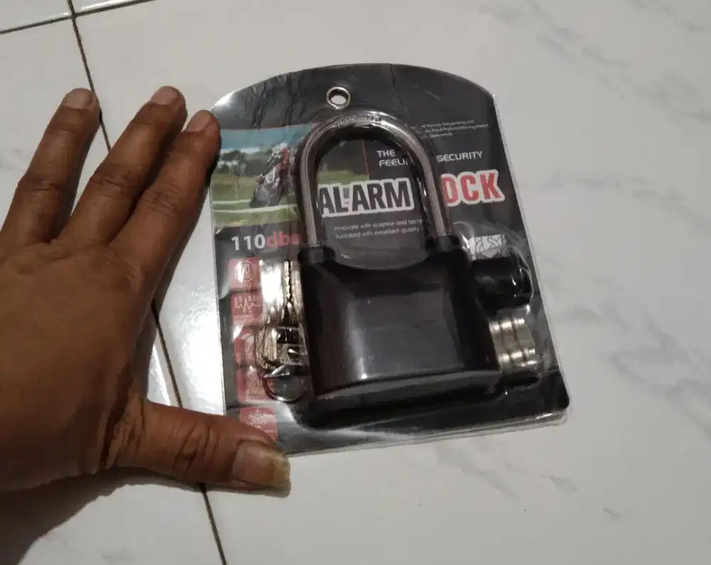 Gembok alarm, pengaman pintu