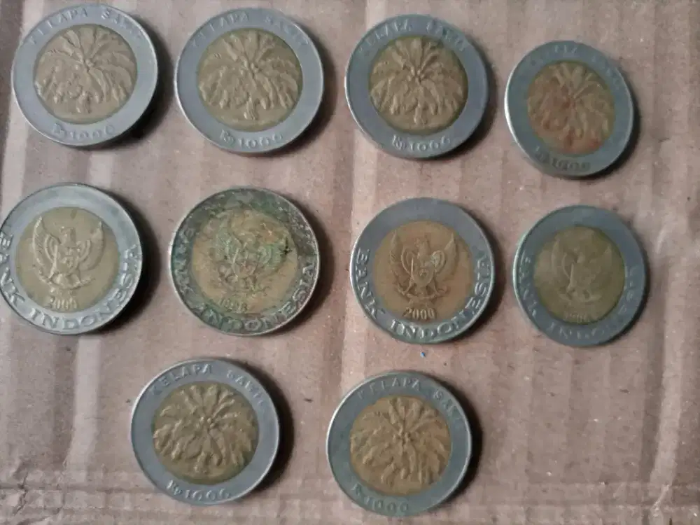 uang koin kuno Rp 1000