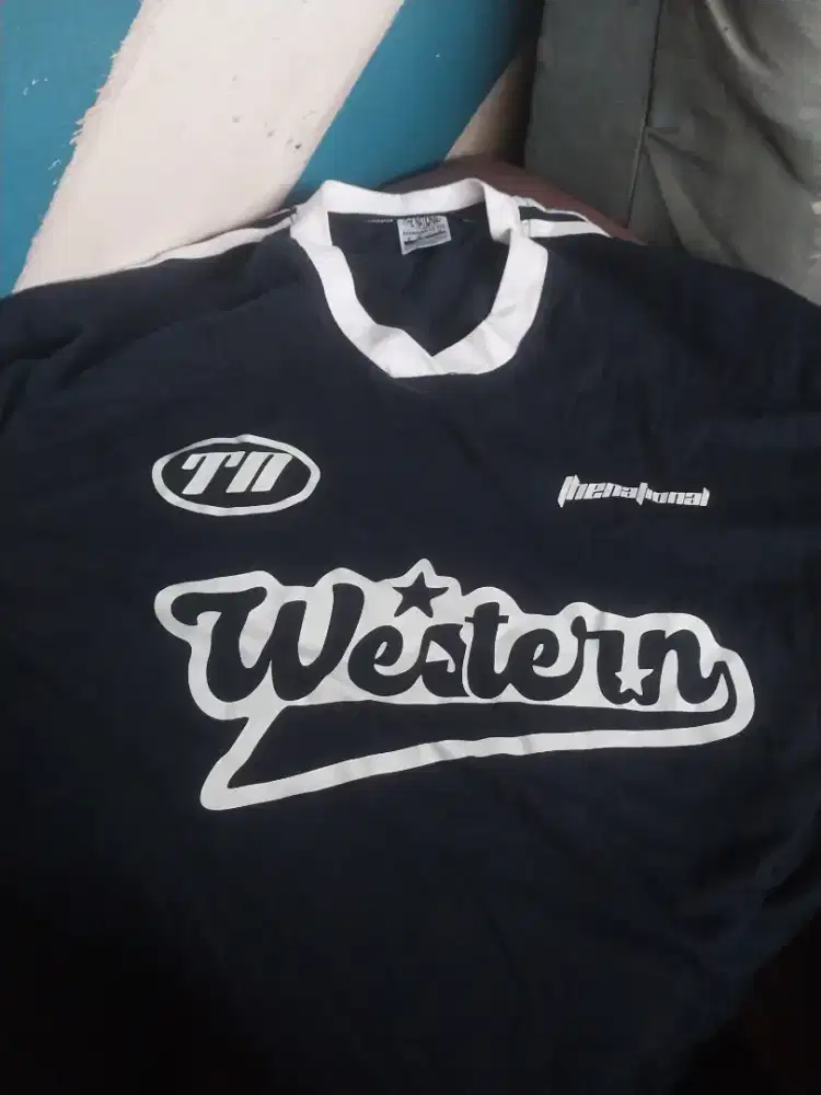 Kaus Jersey Oversize Navy