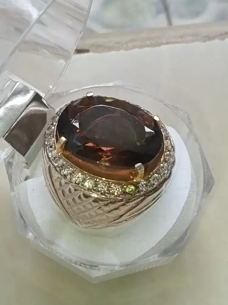 Green citrine 10,15crt