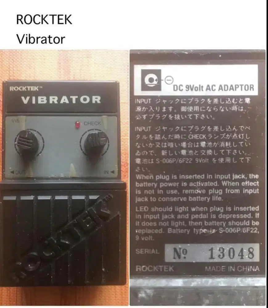 Roktek vibrator efek