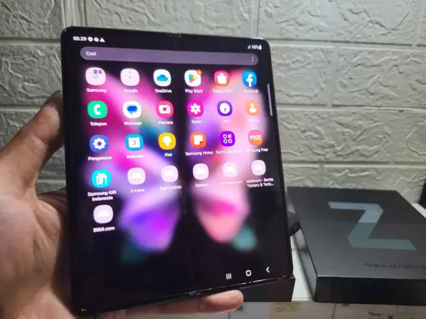 SAMSUNG Z FOLD 3 5G RAM 12/512GB ORIGINAL SEIN MULUS NOMINUS LIKE NEW
