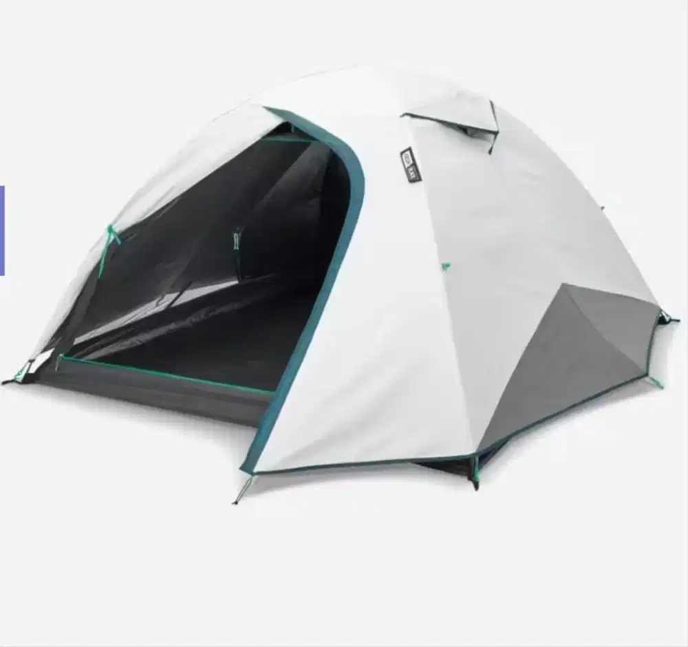 Tenda kemah Quecha Decathlon MH100 XL - 3 Orang - Fresh&Black
