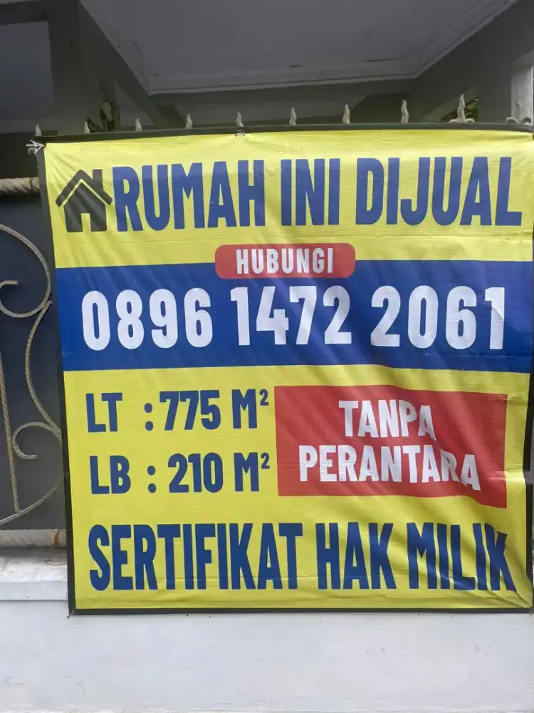 Dijual Rumah & Tanah Tanpa perantara