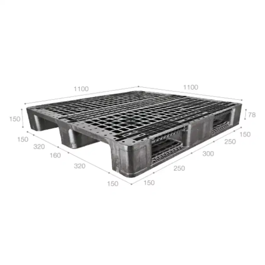 Palet plastik 120x100x16cm || pallet plastic second 4ways