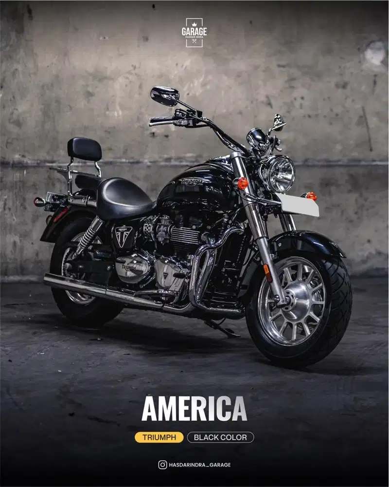 Triumph america black 2013 rare dan low odo bs TT