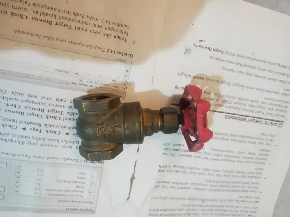 Stop kran 1/2 inch kitz kuningan