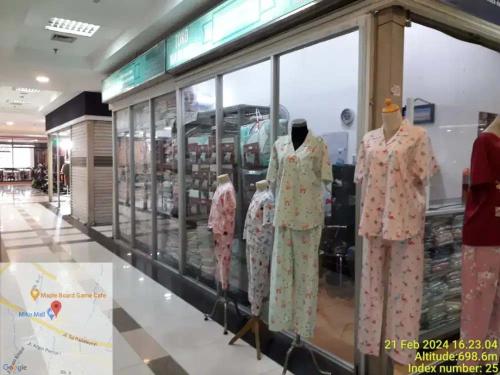 Jual rak dan semua barang piyama stok di toko