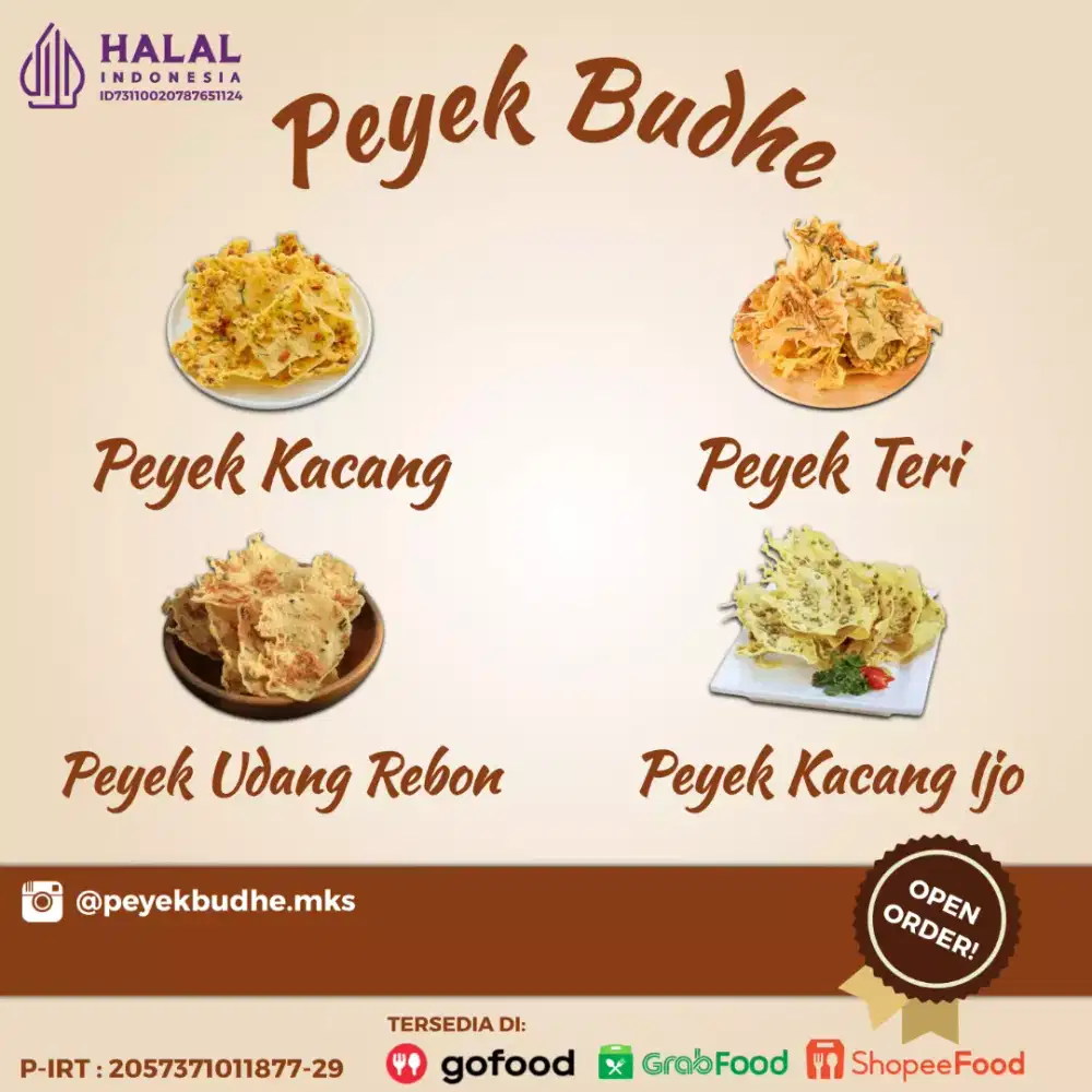 PEYEK BUDHE | KACANG, TERI MEDAN, UDANG REBON, KACANG IJO