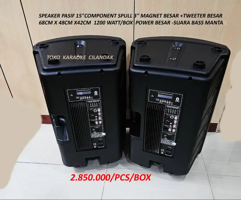 SPEAKER AKTIF 15   component spull 3 MAGNET BESAR +TWEETER BESAR 68c