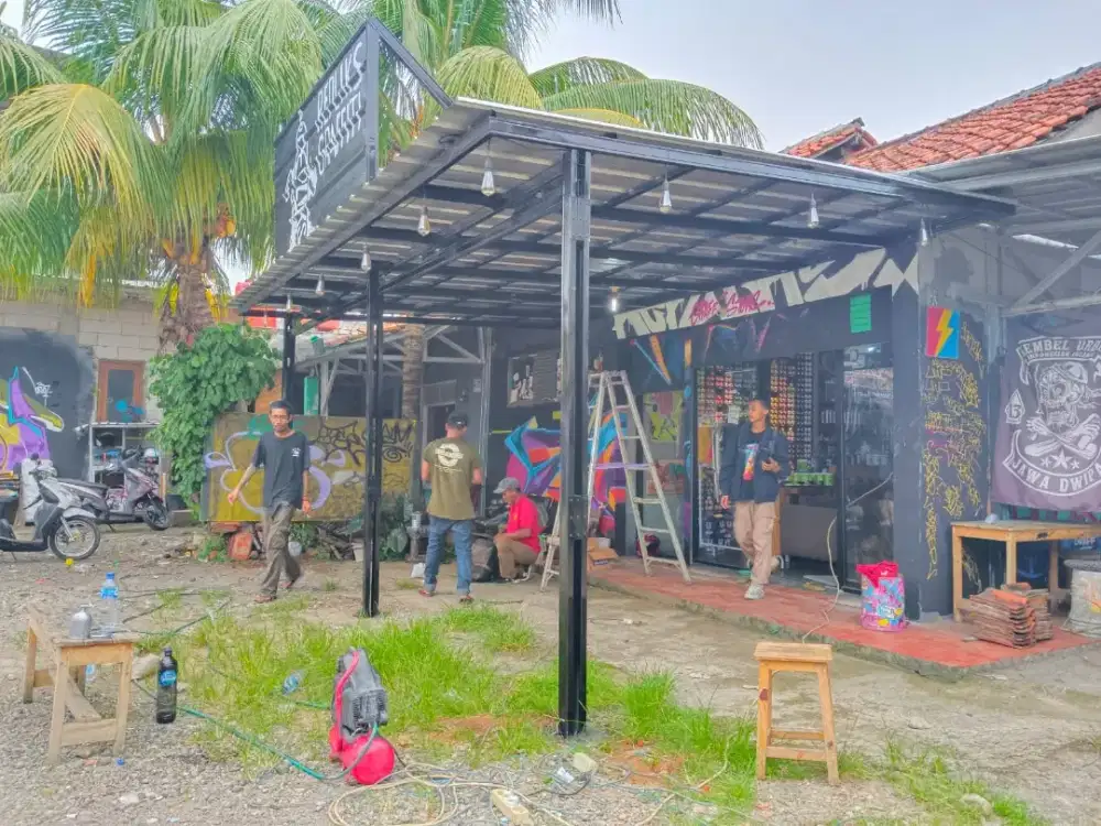 Kanopi Baja ringan atap spandek