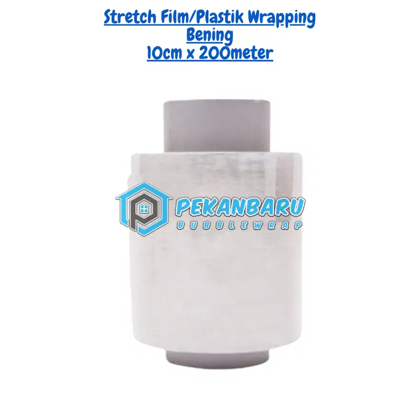 Plastik Wrapping / Stretch Film Bening 10 cm x 200meter di Pekanbaru