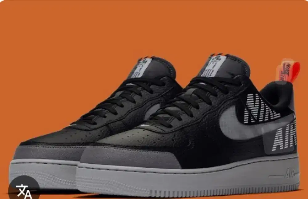 Nike Air Force 1 Under Construction Low Black size 37