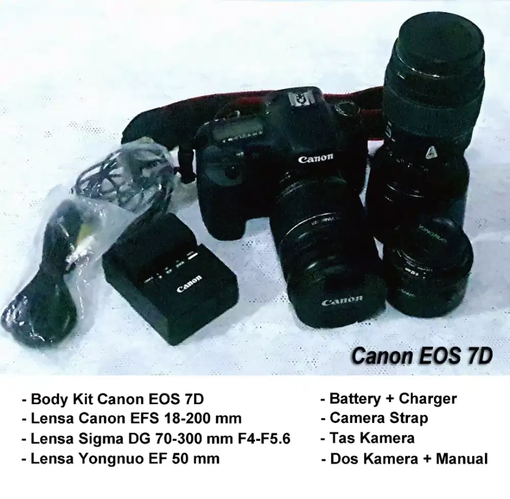 Camera cannon EOS 7D