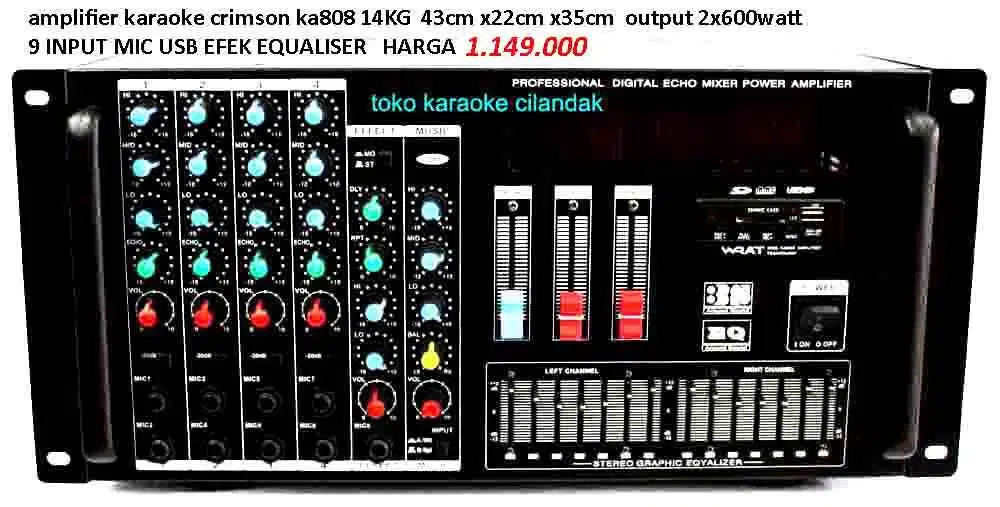 amplifier ka 808 model mixer