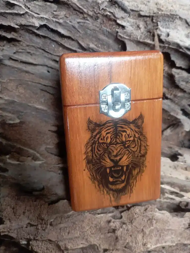 Tempat roko minimalis dari kayu